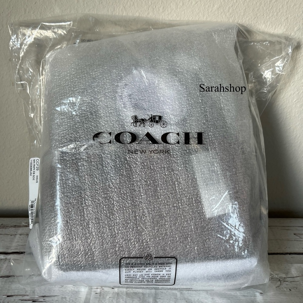 Coach Brown Suede Crossbody with Dark Brown Leather Trim and Gold Hardware - Picture 14 of 14